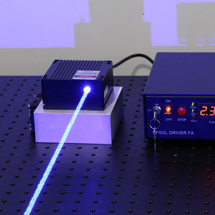 Alto Voltaje Laser 467nm 9W Azul Fuente láser Láser semiconductor